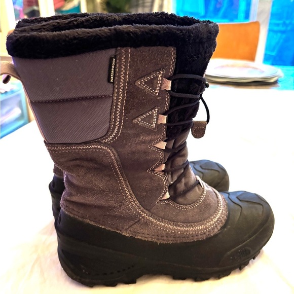 The North Face Heat Seeker waterproof insulated winter boots SZ 6 Worn 2X - Picture 14 of 15